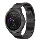 Strap-it Strap-it Bracelet métal Garmin Vivoactive 3 (noir)