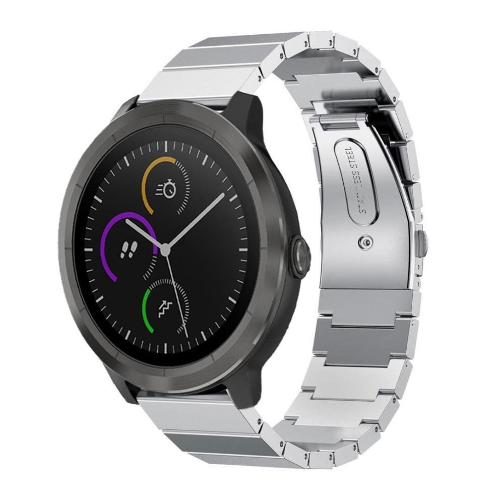 Strap-it Strap-it Bracelet métal Garmin Vivoactive 4 (argent)