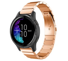 Strap-it Bracelet métal Garmin Venu (or rose)