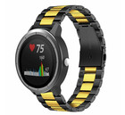 Strap-it Strap-it Bracelet acier Garmin Vivoactive 3 (noir/or)