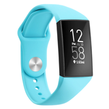 Strap-it Bracelet sport Fitbit Charge 3 (bleu mer)