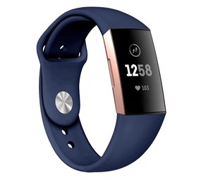 Sport Bracelet en silicone Fitbit Charge 6 Bleu