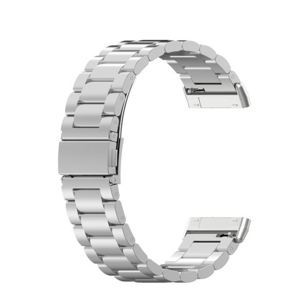 Strap-it Strap-it Bracelet acier Fitbit Versa 3(argent)