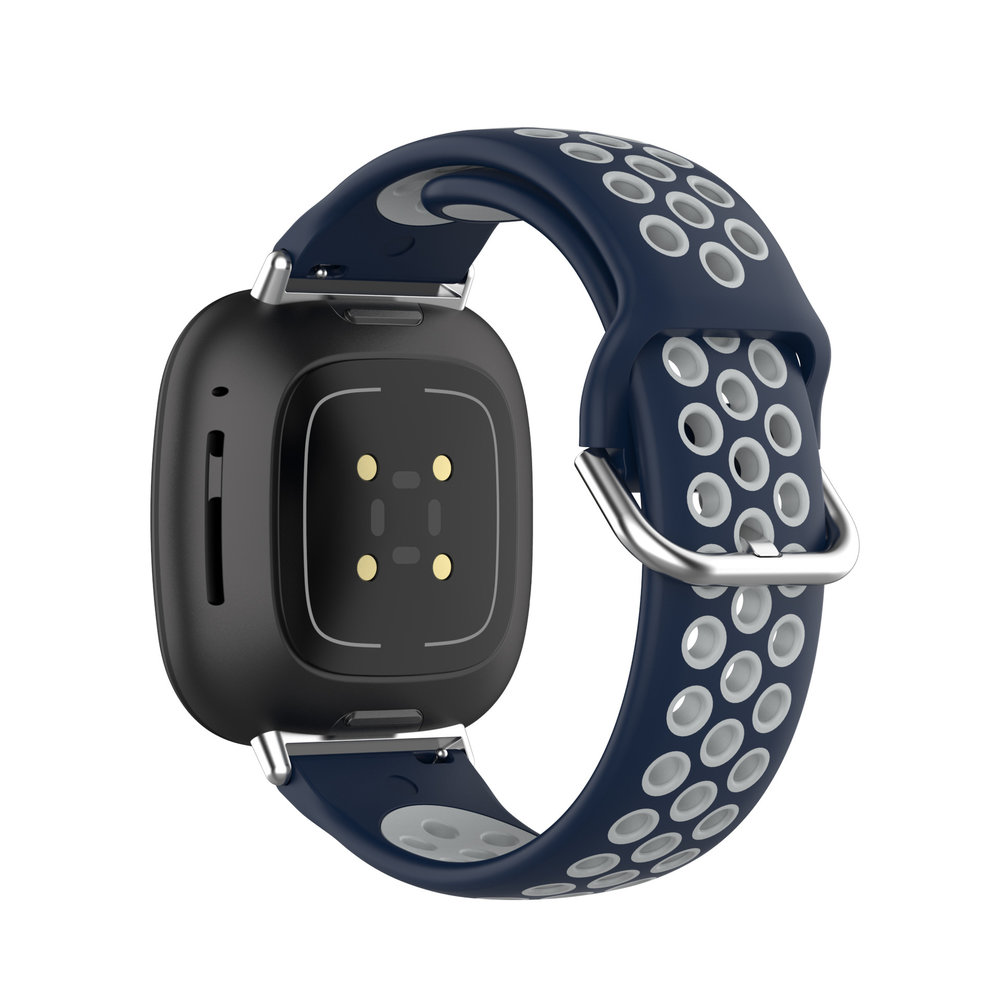 Strap-it Strap-it Bracelet sport Fitbit Versa 3 (bleu/gris)