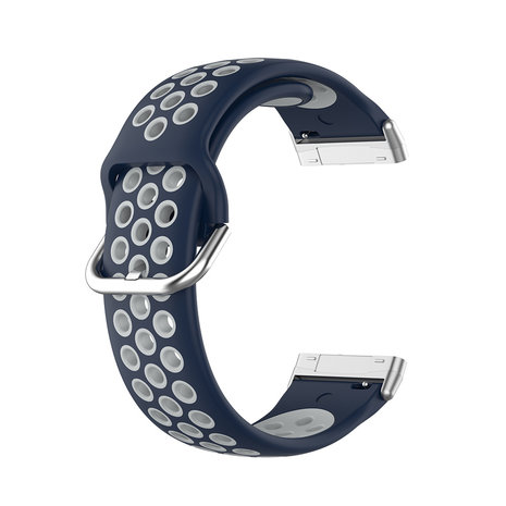 Strap-it Strap-it Bracelet sport Fitbit Versa 3 (bleu/gris)