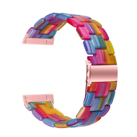 Strap-it Strap-it Bracelet résine Fitbit Versa 3 (coloré)