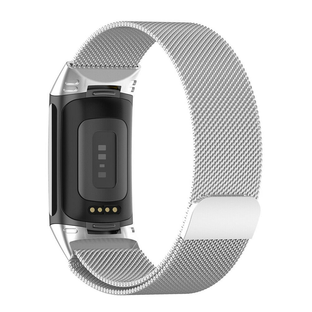 Strap-it Strap-it Bracelet Milanais Fitbit Charge 5 (argent)