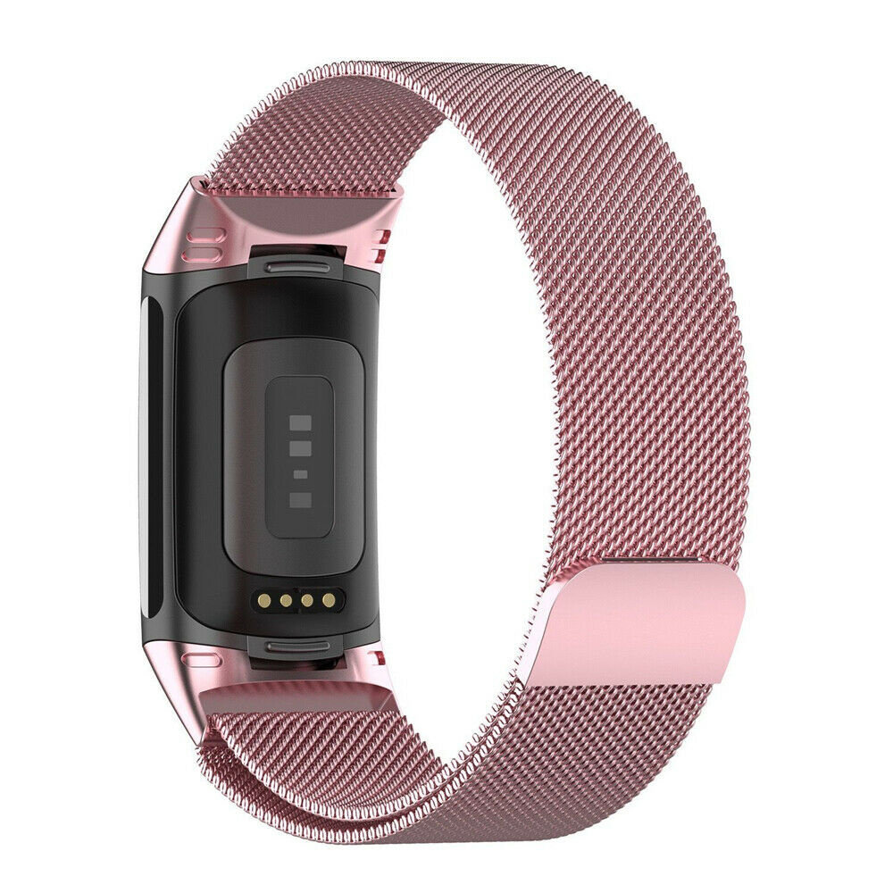 Strap-it Strap-it Bracelet Milanais Fitbit Charge 5 (rose)