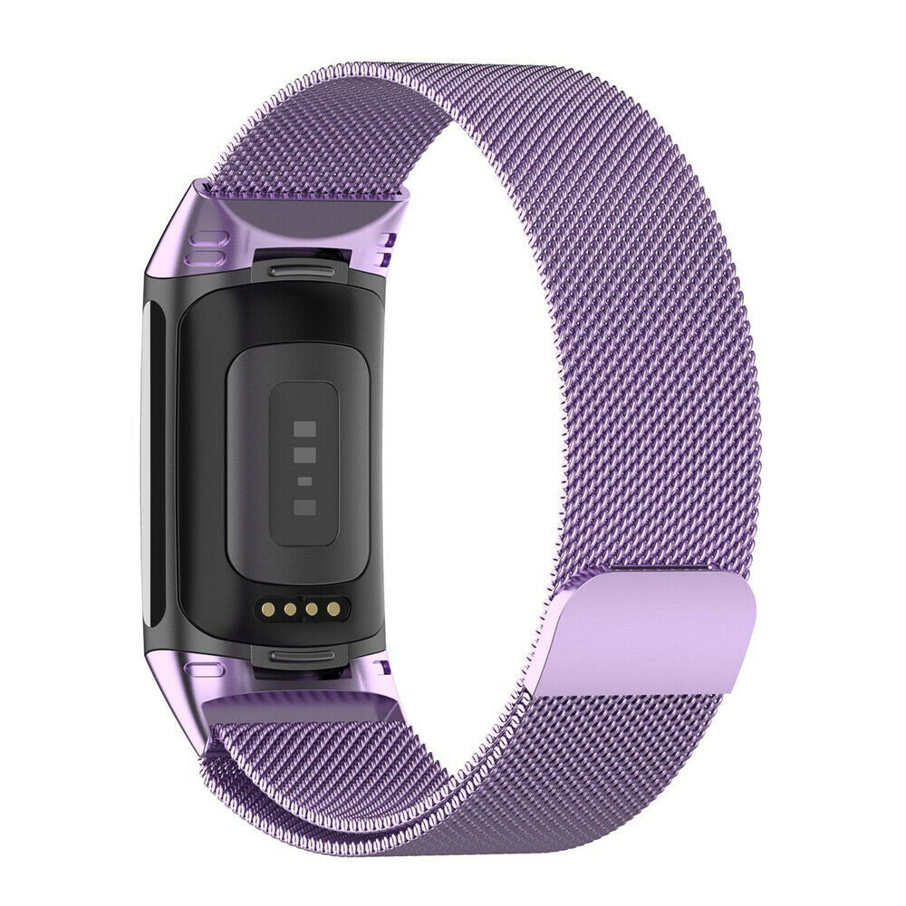 Strap-it Strap-it Bracelet Milanais Fitbit Charge 5 (violet clair)