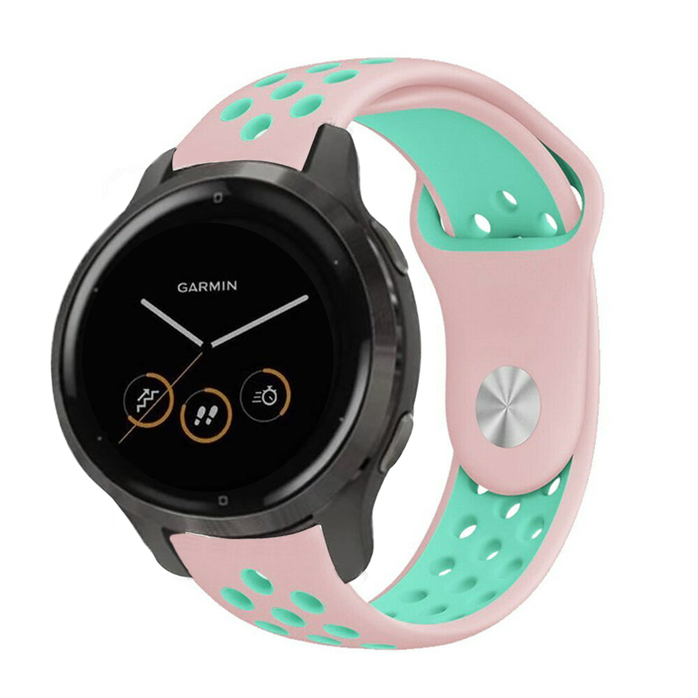 Strap-it Strap-it Bracelet sport Garmin Vivoactive 4s - 40mm - rose/aqua