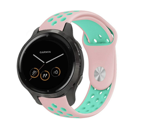 Strap-it Bracelet sport Garmin Vivoactive 4s - 40mm - rose/aqua