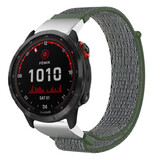 Strap-it Bracelet nylon Garmin Fenix 7 (vert)