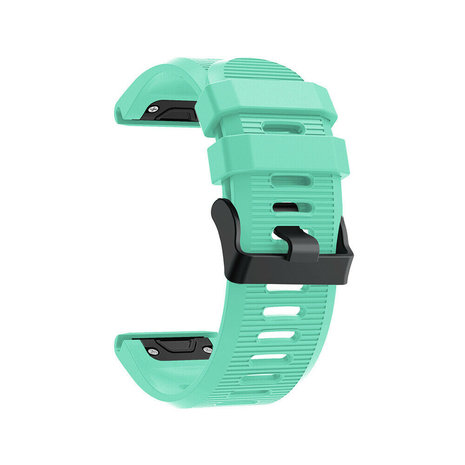 Strap-it Strap-it Bracelet silicone Garmin Fenix 7x (aqua)