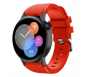 Strap-it Bracelet silicone Huawei Watch GT 3 42mm (rouge)