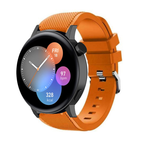 Strap-it Strap-it Bracelet silicone Huawei Watch GT 3 42mm (Orange)