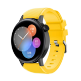 Strap-it Bracelet silicone Huawei Watch GT 3 42mm (jaune)