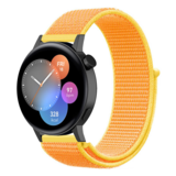 Strap-it Bracelet nylon Huawei Watch GT 3 42mm (jaune clair)