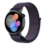 Strap-it Bracelet nylon Huawei Watch GT 3 42mm (violet-bleu)