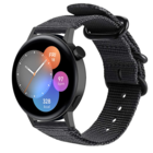 Strap-it Strap-it Bracelet nylon boucle Huawei Watch GT 3 42mm (noir)
