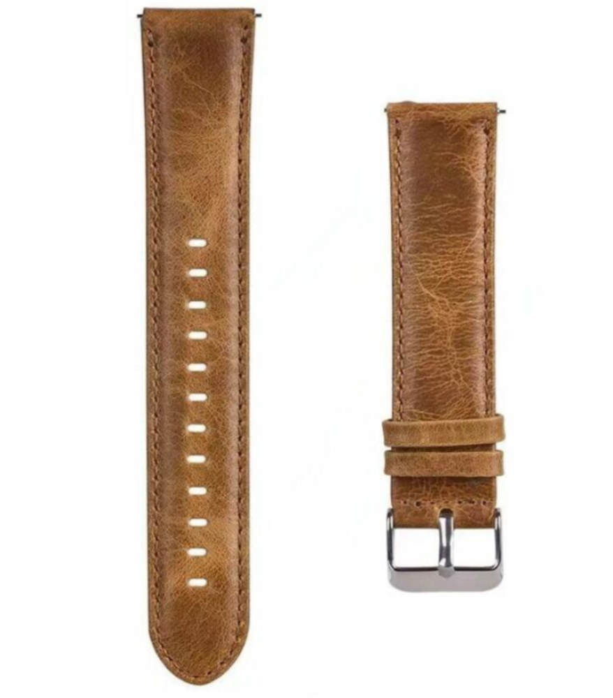 Strap-it Strap-it Bracelet cuir Huawei Watch GT 3 42mm (marron)