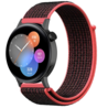 Strap-it Strap-it Bracelet nylon Huawei Watch GT 3 42mm (noir/rouge) Strap-it Strap-it Bracelet nylon Huawei Watch GT 3 42mm (noir/rouge)