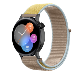 Strap-it Bracelet nylon Huawei Watch GT 3 42mm (chameau)