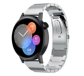 Strap-it Bracelet métal Huawei Watch GT 3 42mm (argent)