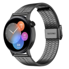 Strap-it Strap-it Bracelet acier de luxe Huawei Watch GT 3 42mm (noir)