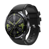 Strap-it Bracelet silicone Huawei Watch GT 3 46mm (noir)