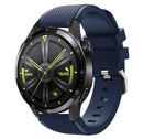Strap-it Strap-it Bracelet silicone Huawei Watch GT 3 46mm (bleu foncé)