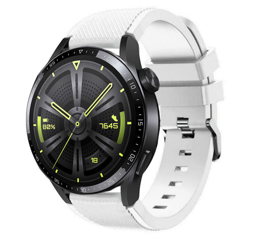Strap-it Strap-it Bracelet silicone Huawei Watch GT 3 46mm (blanc)