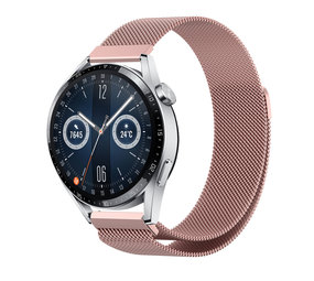 Strap-it Bracelet Milanais Huawei Watch GT 3 46mm (rose)