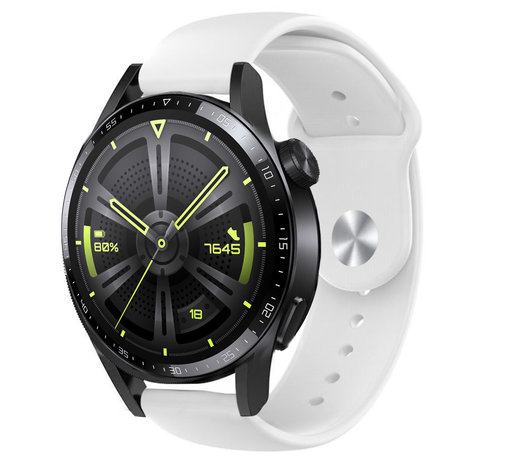 Strap-it Strap-it Bracelet sport Huawei Watch GT 3 46mm (blanc)