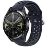 Strap-it Strap-it Bracelet silicone avec trous Huawei Watch GT 3 46mm (bleu foncé)u foncé) Strap-it Strap-it Bracelet silicone avec trous Huawei Watch GT 3 46mm (bleu foncé)u foncé)