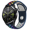 Strap-it Strap-it Bracelet sport Huawei Watch GT 3 46mm (bleu foncé et multicolore) Strap-it Strap-it Bracelet sport Huawei Watch GT 3 46mm (bleu foncé et multicolore)