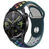 Strap-it Strap-it Bracelet sport Huawei Watch GT 3 46mm (vert pin et multicolore) Strap-it Strap-it Bracelet sport Huawei Watch GT 3 46mm (vert pin et multicolore)