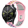 Strap-it Strap-it Bracelet sport Huawei Watch GT 3 46mm (rose et multicolore) Strap-it Strap-it Bracelet sport Huawei Watch GT 3 46mm (rose et multicolore)