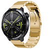 Strap-it Strap-it Bracelet métal Huawei Watch GT 3 46mm (or) Strap-it Strap-it Bracelet métal Huawei Watch GT 3 46mm (or)