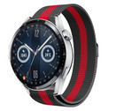 Strap-it Strap-it Bracelet Milanais Huawei Watch GT 3 46mm (noir/rouge)