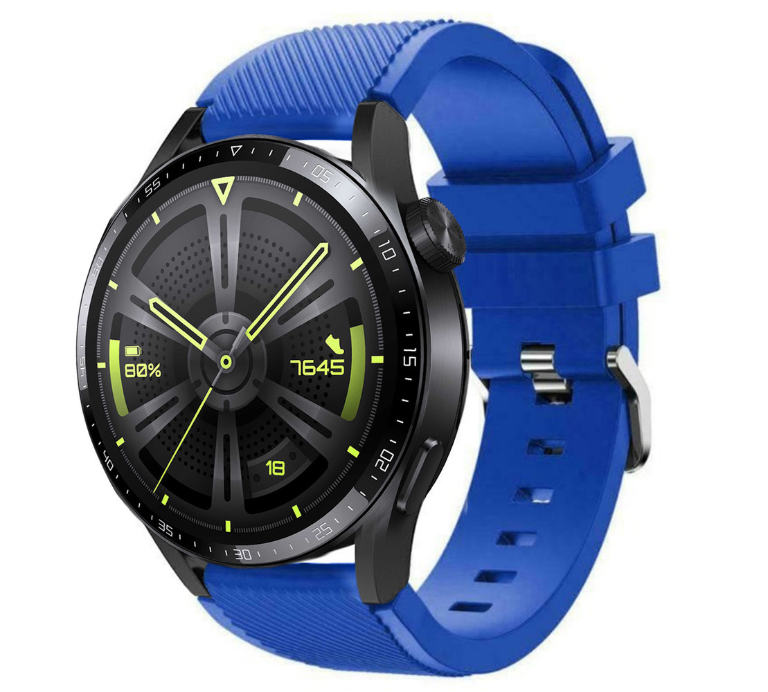 Strap-it Strap-it Bracelet silicone Huawei Watch GT 3 46mm (bleu)
