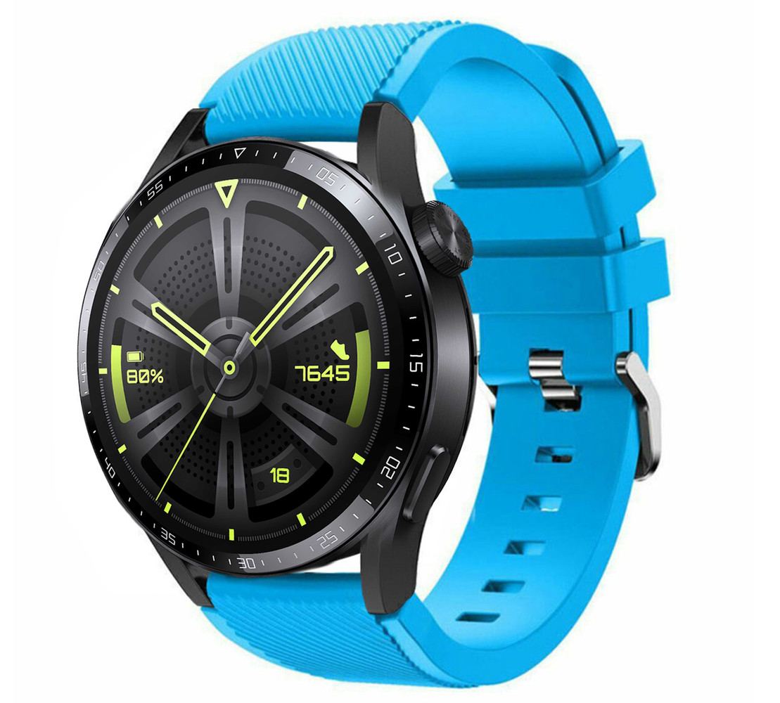 Strap-it Strap-it Bracelet silicone Huawei Watch GT 3 46mm (bleu clair)