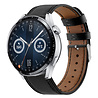 Strap-it Strap-it Bracelet cuir Huawei Watch GT 3 46mm (noir élégant) Strap-it Strap-it Bracelet cuir Huawei Watch GT 3 46mm (noir élégant)