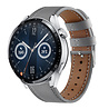 Strap-it Strap-it Bracelet cuir Huawei Watch GT 3 46mm (gris) Strap-it Strap-it Bracelet cuir Huawei Watch GT 3 46mm (gris)