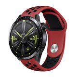 Strap-it Bracelet sport Huawei Watch GT 3 46mm (rouge/noir)