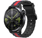 Strap-it Strap-it Bracelet Special Edition Huawei Watch GT 3 46mm (noir/rouge)
