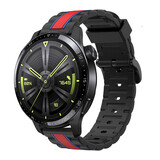 Strap-it Bracelet Special Edition Huawei Watch GT 3 46mm (noir/rouge)