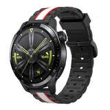 Strap-it Bracelet Special Edition Huawei Watch GT 3 46mm (noir/blanc)