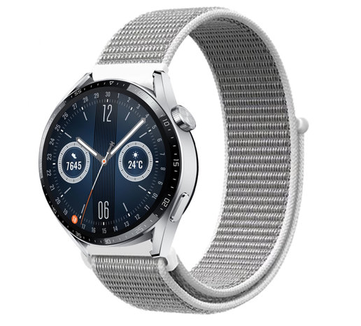 Strap-it Strap-it Bracelet nylon Huawei Watch GT 3 46mm (coquillage)