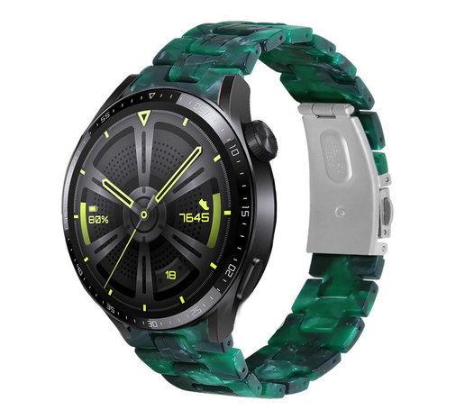 Strap-it Strap-it Bracelet résine Huawei Watch GT 3 46mm (vert) Strap-it Strap-it Bracelet résine Huawei Watch GT 3 46mm (vert)