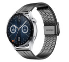 Strap-it Strap-it Bracelet acier inoxydable Huawei Watch GT 3 46 mm (noir)